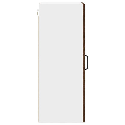 Wall Cabinet PORTO Brown Oak 30 x 31 x 80 cm Engineered Wood