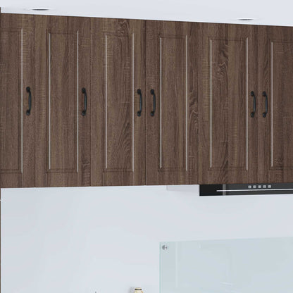 Wall Cabinet PORTO 2 pcs Brown Oak 30 x 31 x 80 cm