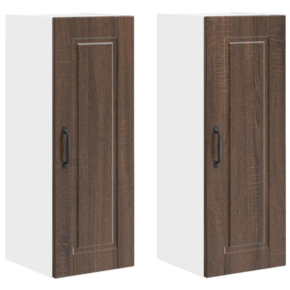 Wall Cabinet PORTO 2 pcs Brown Oak 30 x 31 x 80 cm
