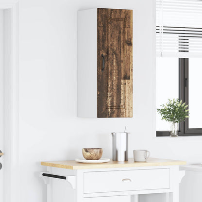 Wall Cabinet PORTO Old Wood 30 x 31 x 80 cm Engineered Wood