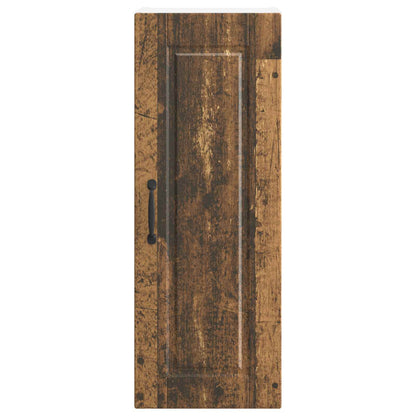 Wall Cabinet PORTO Old Wood 30 x 31 x 80 cm Engineered Wood