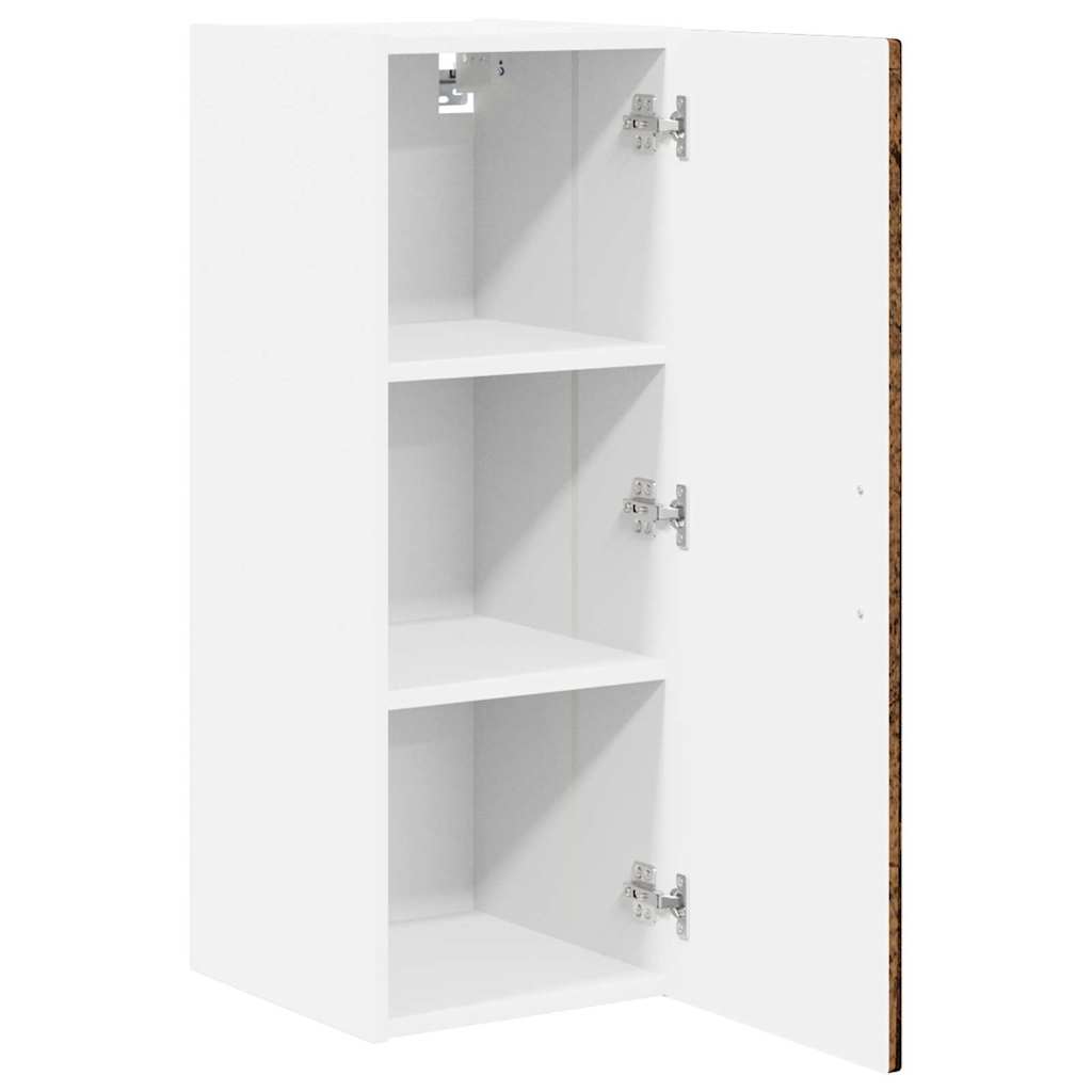 Wall Cabinet PORTO 2 pcs Old Wood 30 x 31 x 80 cm