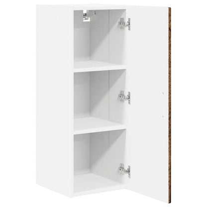 Wall Cabinet PORTO 2 pcs Old Wood 30 x 31 x 80 cm