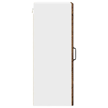 Wall Cabinet PORTO 2 pcs Old Wood 30 x 31 x 80 cm
