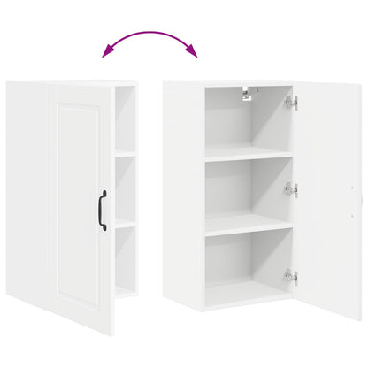 Wall Cabinet PORTO White 40 x 31 x 80 cm Engineered Wood