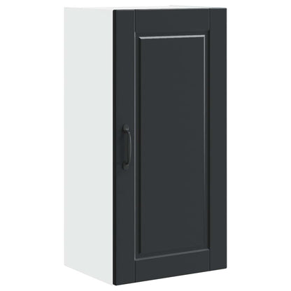 Wall Cabinet PORTO Black 40 x 31 x 80 cm Engineered Wood