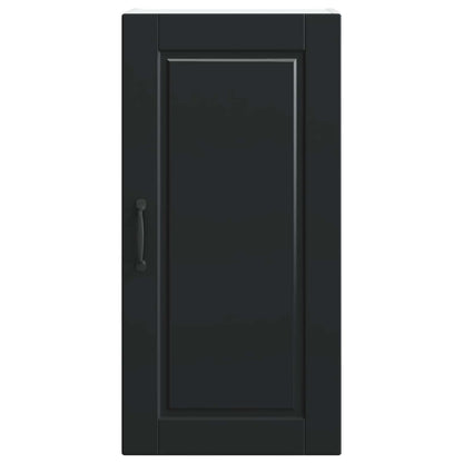 Wall Cabinet PORTO Black 40 x 31 x 80 cm Engineered Wood