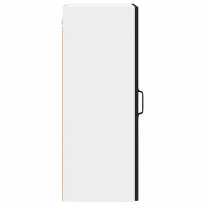 Wall Cabinet PORTO Black 40 x 31 x 80 cm Engineered Wood
