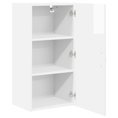 Wall Cabinet PORTO High Gloss White 40 x 31 x 80 cm