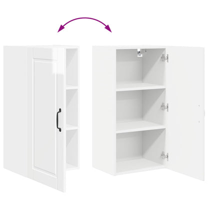 Wall Cabinet PORTO High Gloss White 40 x 31 x 80 cm