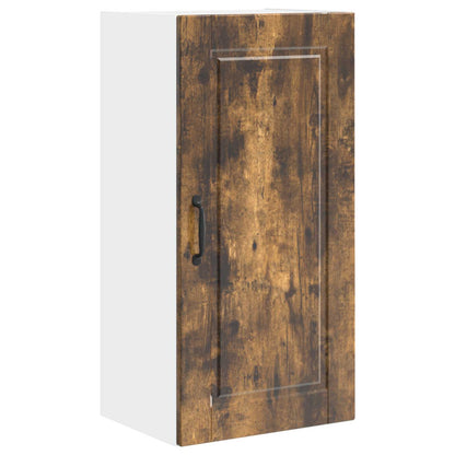 Wall Cabinet PORTO Smoked Oak 40 x 31 x 80 cm Engineered Wood