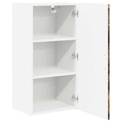 Wall Cabinet PORTO Smoked Oak 40 x 31 x 80 cm Engineered Wood