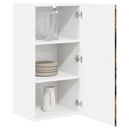 Wall Cabinet PORTO Smoked Oak 40 x 31 x 80 cm Engineered Wood