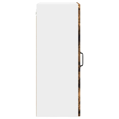 Wall Cabinet PORTO Smoked Oak 40 x 31 x 80 cm Engineered Wood