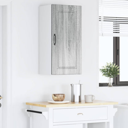 Wall Cabinet PORTO Grey Sonoma 40 x 31 x 80 cm Engineered Wood