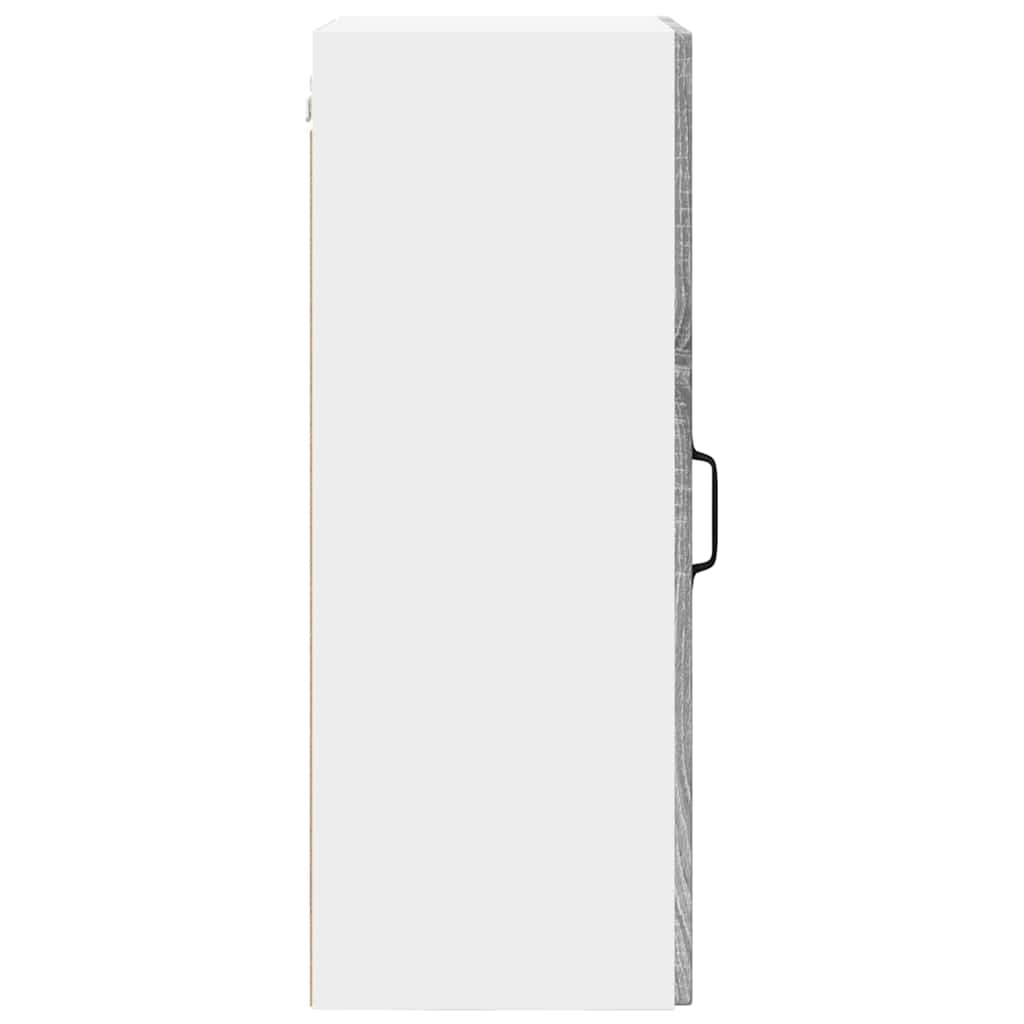 Wall Cabinet PORTO Grey Sonoma 40 x 31 x 80 cm Engineered Wood