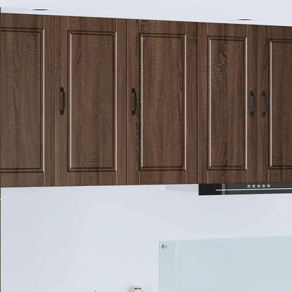 Wall Cabinet PORTO Brown Oak 40 x 31 x 80 cm Engineered Wood
