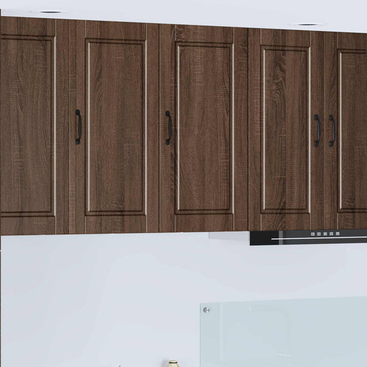 Wall Cabinet PORTO Brown Oak 40 x 31 x 80 cm Engineered Wood