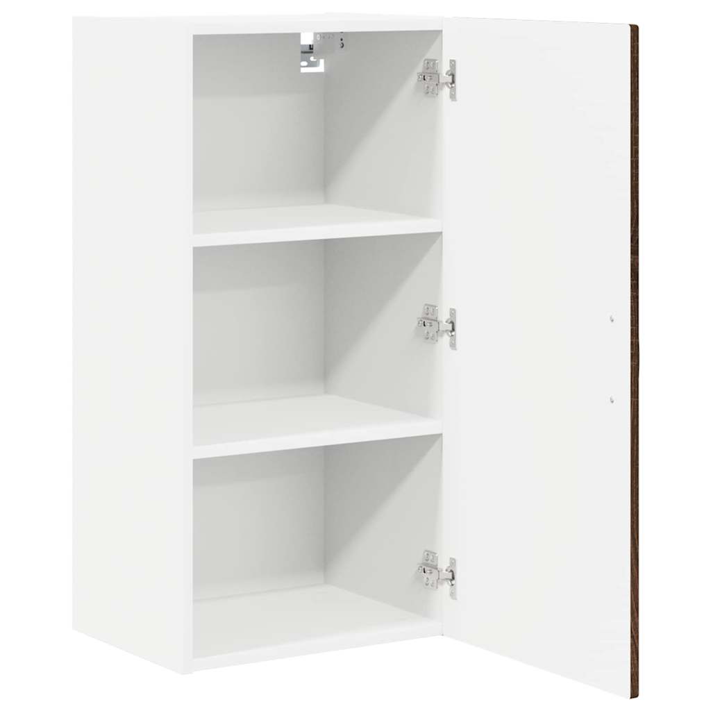 Wall Cabinet PORTO Brown Oak 40 x 31 x 80 cm Engineered Wood