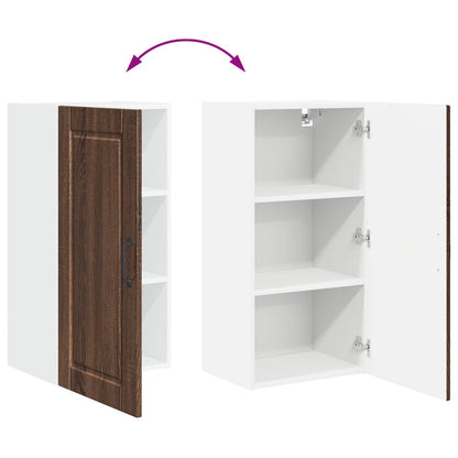 Wall Cabinet PORTO Brown Oak 40 x 31 x 80 cm Engineered Wood