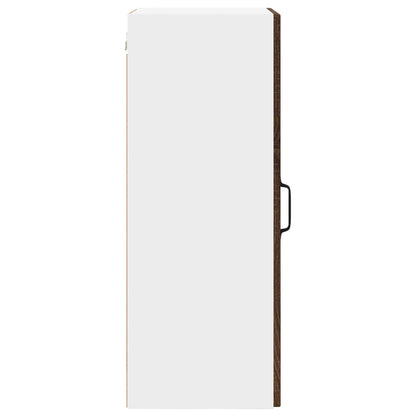 Wall Cabinet PORTO Brown Oak 40 x 31 x 80 cm Engineered Wood