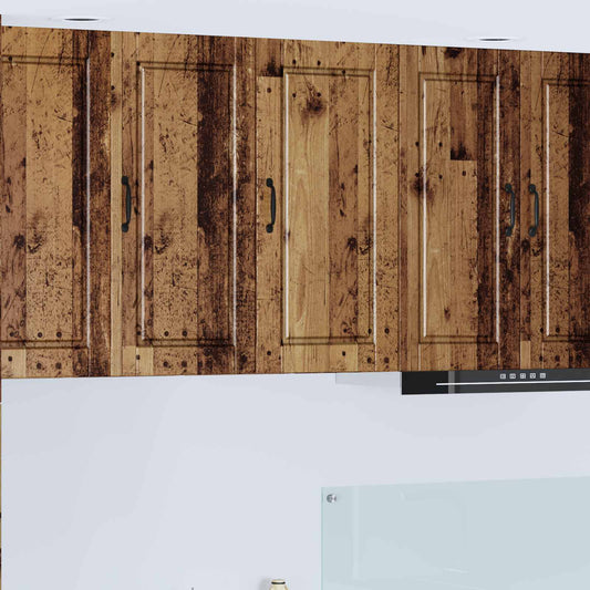 Wall Cabinet PORTO Old Wood 40 x 31 x 80 cm Engineered Wood