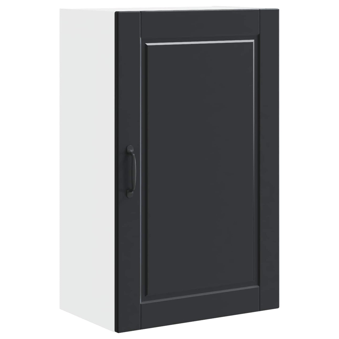 Wall Cabinet PORTO Black 50 x 31 x 80 cm Engineered Wood