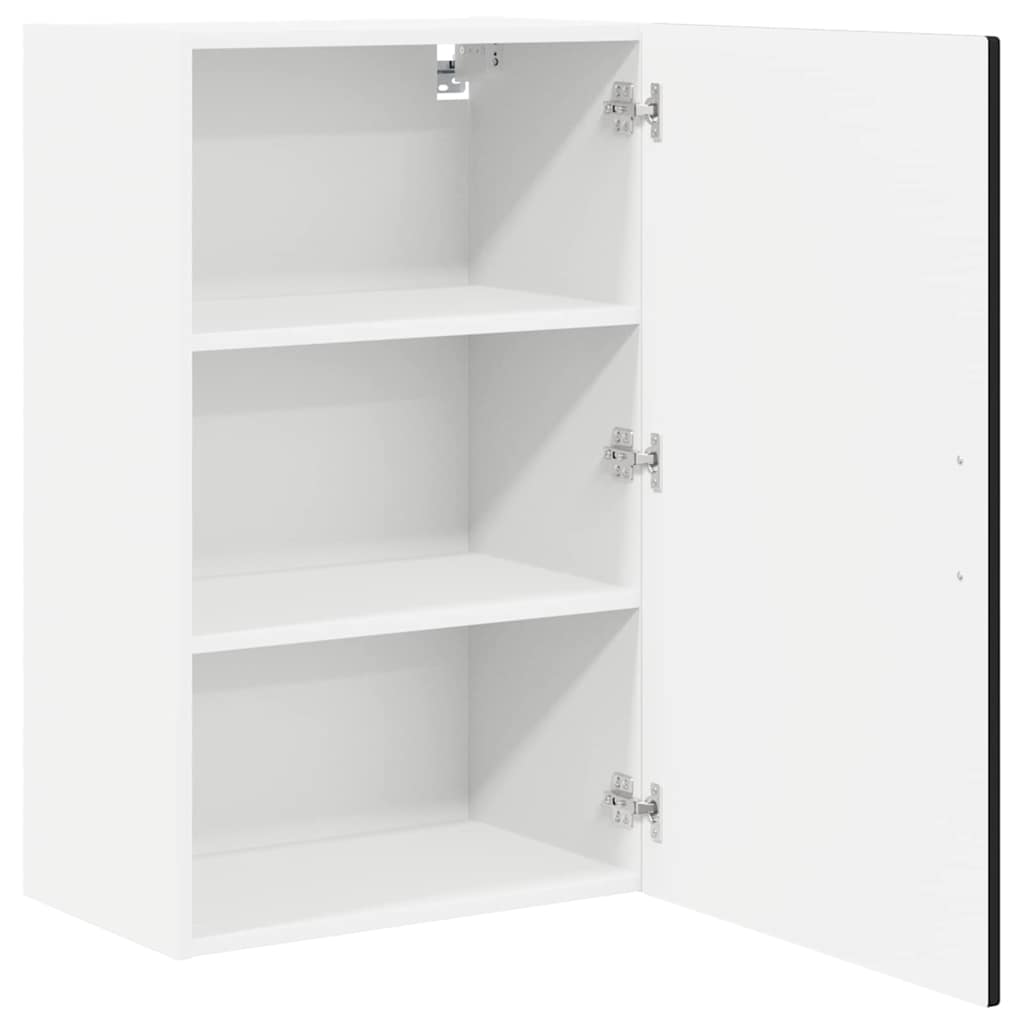 Wall Cabinet PORTO Black 50 x 31 x 80 cm Engineered Wood