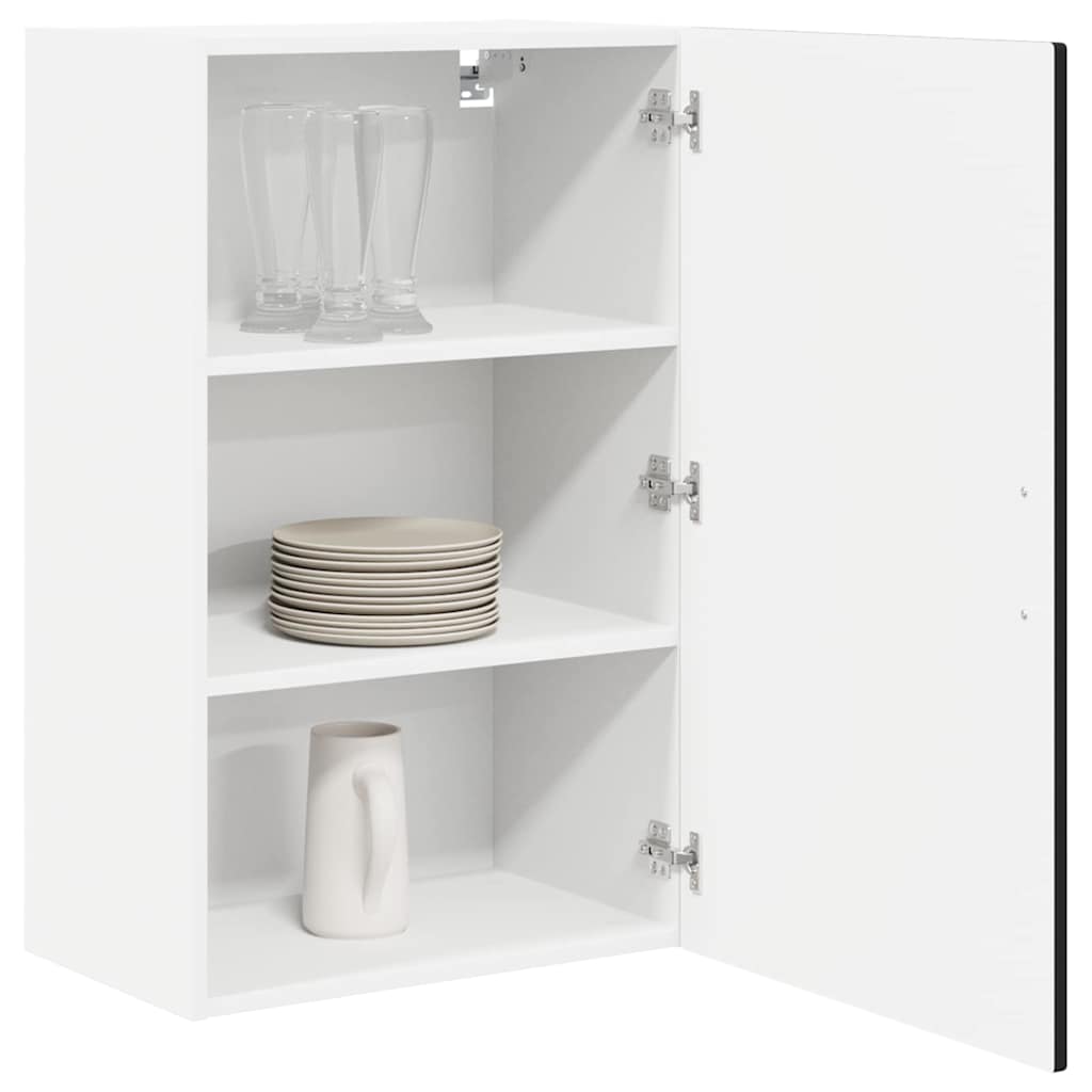 Wall Cabinet PORTO Black 50 x 31 x 80 cm Engineered Wood