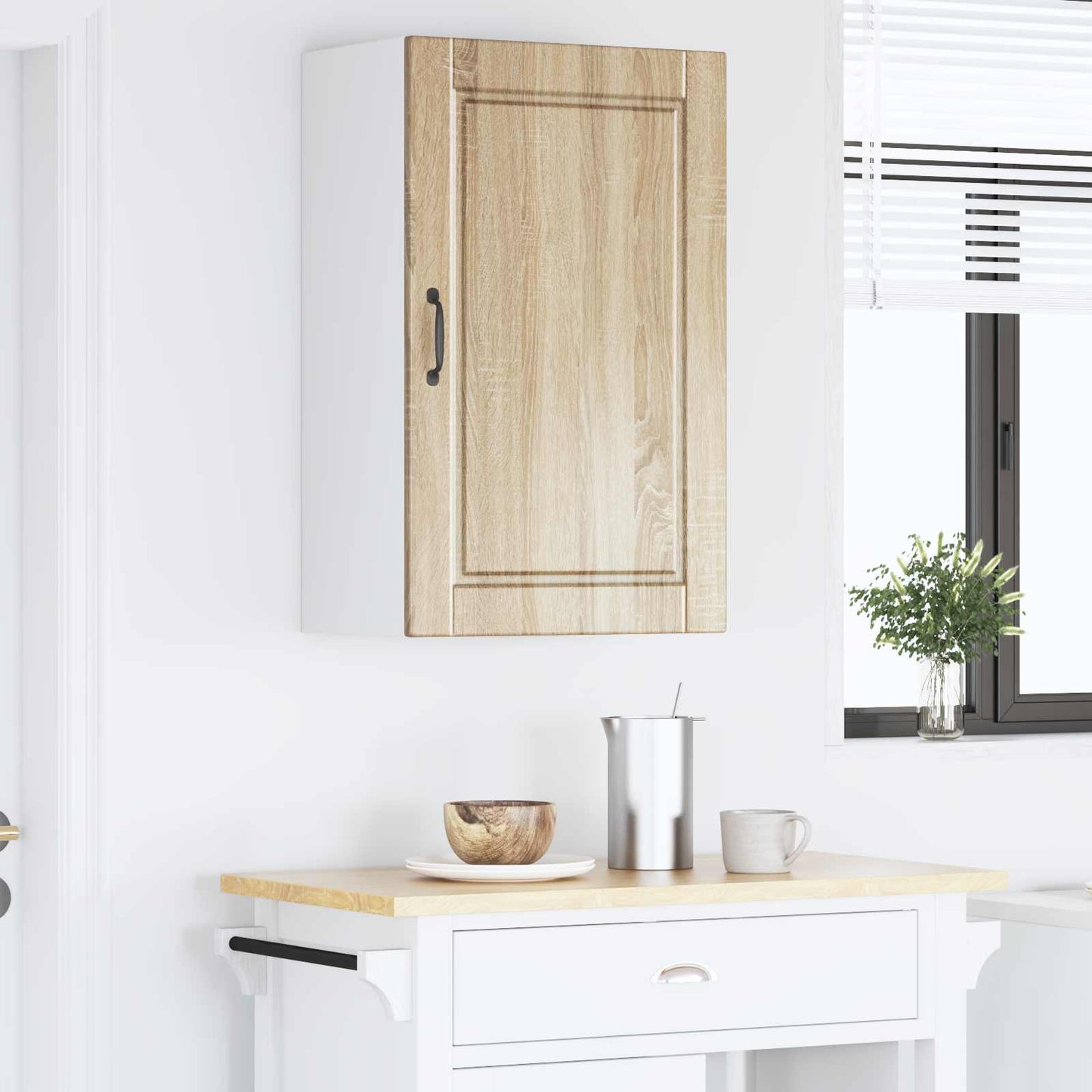 Wall Cabinet PORTO Sonoma Oak 50 x 31 x 80 cm Engineered Wood