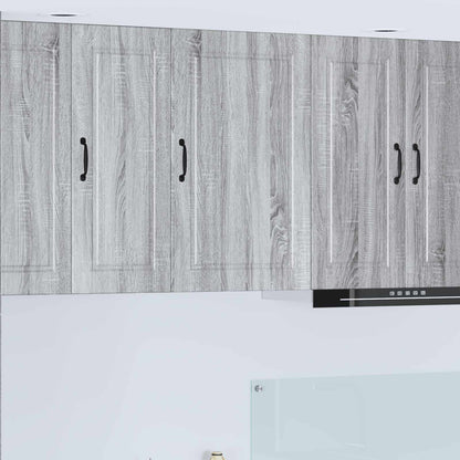 Wall Cabinet PORTO Grey Sonoma 50 x 31 x 80 cm Engineered Wood