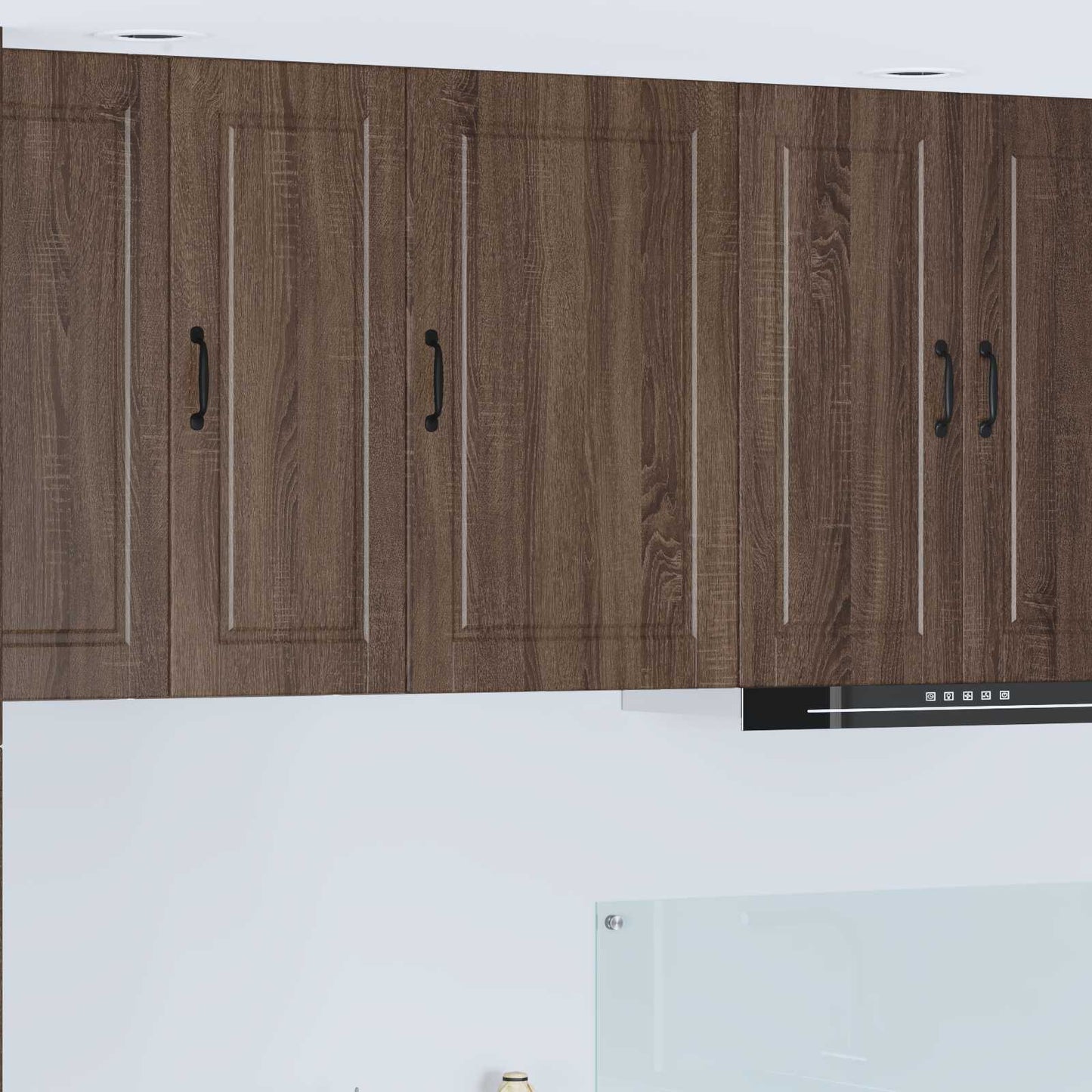 Wall Cabinet PORTO Brown Oak 50 x 31 x 80 cm Engineered Wood