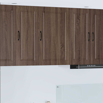 Wall Cabinet PORTO Brown Oak 50 x 31 x 80 cm Engineered Wood