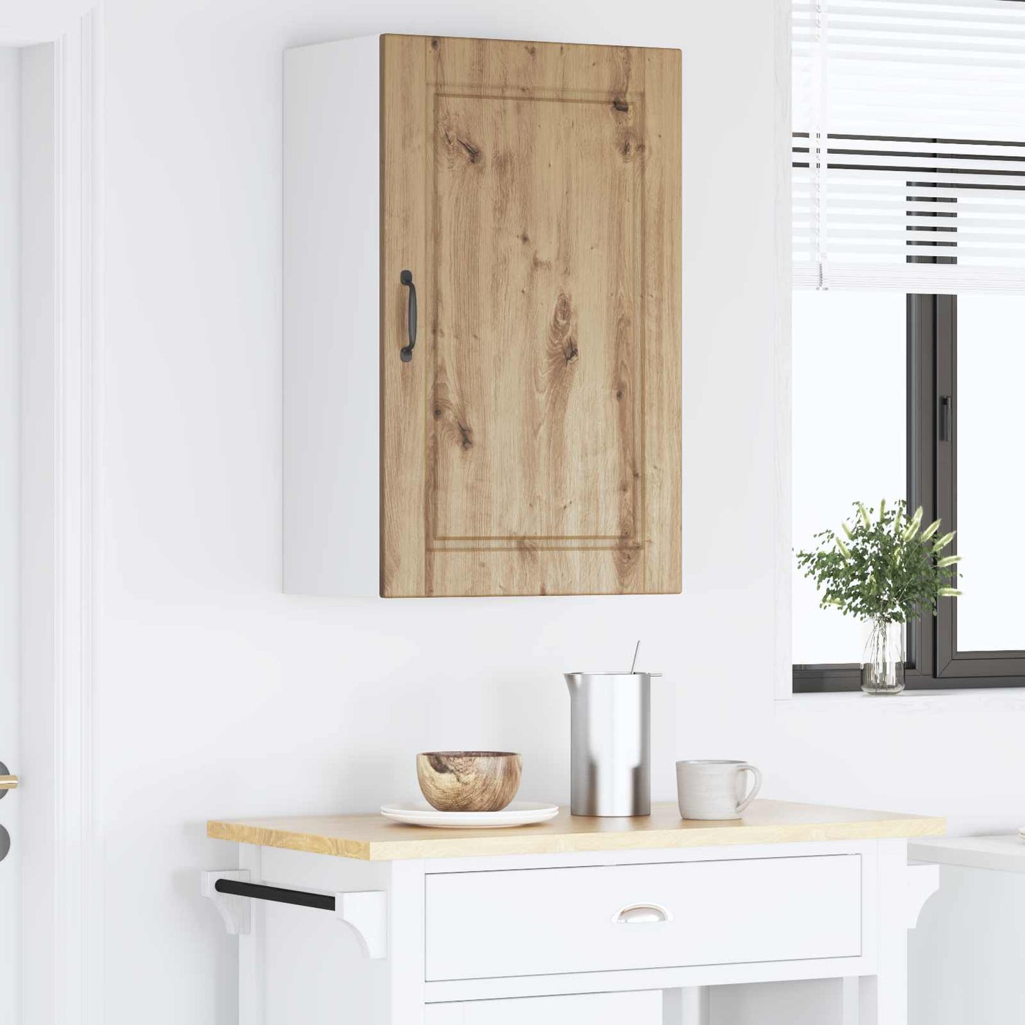 Wall Cabinet PORTO Artisan Oak 50 x 31 x 80 cm Engineered Wood