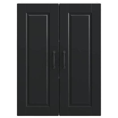 Wall Cabinet PORTO Black 60 x 31 x 80 cm Engineered Wood