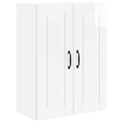 Wall Cabinet PORTO High Gloss White 60 x 31 x 80 cm