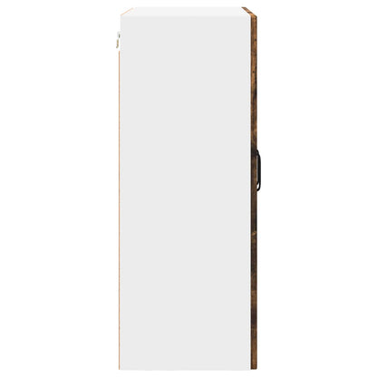 Wall Cabinet PORTO Smoked Oak 60 x 31 x 80 cm Engineered Wood