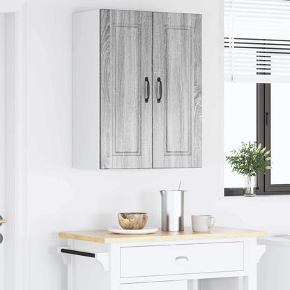 Wall Cabinet PORTO Grey Sonoma 60 x 31 x 80 cm Engineered Wood