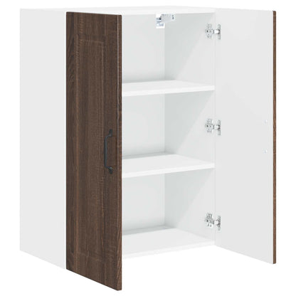 Wall Cabinet PORTO Brown Oak 60 x 31 x 80 cm Engineered Wood