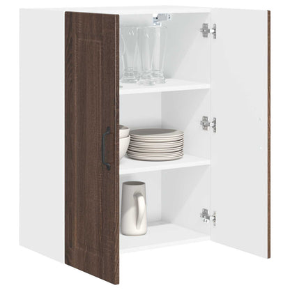 Wall Cabinet PORTO Brown Oak 60 x 31 x 80 cm Engineered Wood