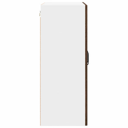 Wall Cabinet PORTO Brown Oak 60 x 31 x 80 cm Engineered Wood