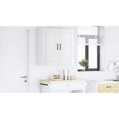 Wall Cabinet PORTO White 80 x 31 x 80 cm Engineered Wood
