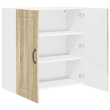 Wall Cabinet PORTO Sonoma Oak 80 x 31 x 80 cm Engineered Wood