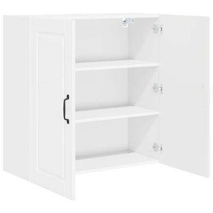 Wall Cabinet PORTO High Gloss White 80 x 31 x 80 cm