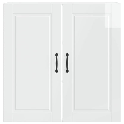 Wall Cabinet PORTO High Gloss White 80 x 31 x 80 cm