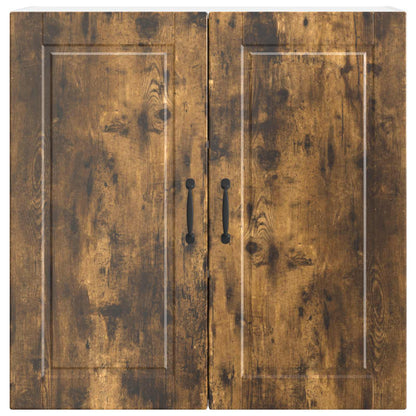 Wall Cabinet PORTO Smoked Oak 80 x 31 x 80 cm Engineered Wood