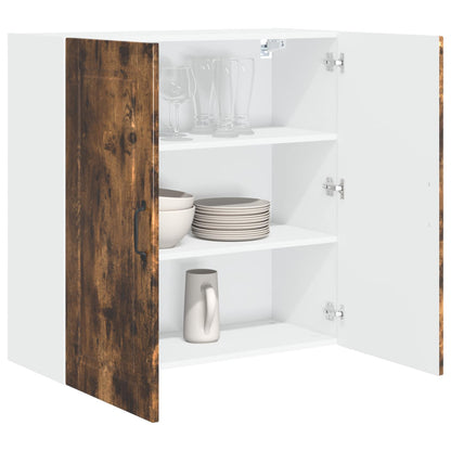Wall Cabinet PORTO Smoked Oak 80 x 31 x 80 cm Engineered Wood