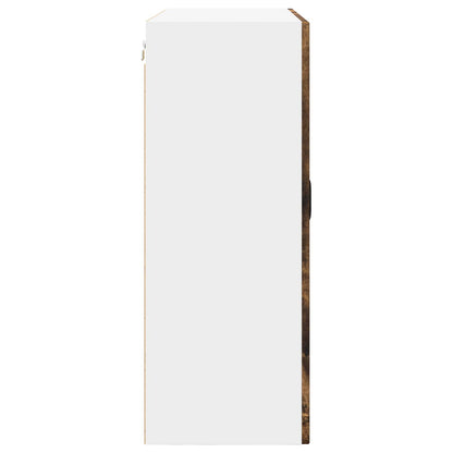 Wall Cabinet PORTO Smoked Oak 80 x 31 x 80 cm Engineered Wood