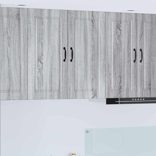 Wall Cabinet PORTO Grey Sonoma 80 x 31 x 80 cm Engineered Wood