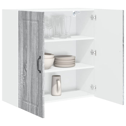 Wall Cabinet PORTO Grey Sonoma 80 x 31 x 80 cm Engineered Wood